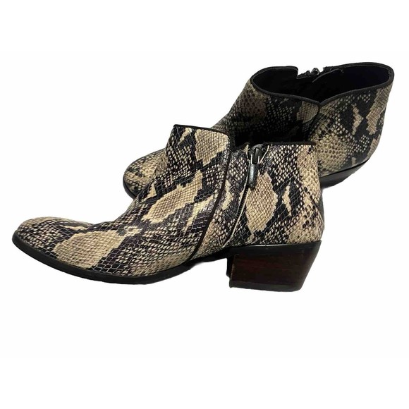 Circus by Sam‎ Edelman Women's Pipper Ankle Boots Faux Snake Skin Size 7.5 - Picture 6 of 8